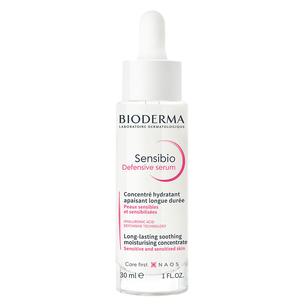 Sensibio Defensive Serum - Serum für empfindliche Haut mit Hyaluronsäure & Squalan. Sensibio Defensive Serum - Serum für empfindliche Haut mit Hyaluronsäure & Squalan.