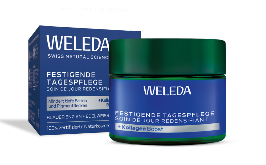 WELEDA festigende Tagespflege blauer Enz.&Edelwei. WELEDA festigende Tagespflege blauer Enz.&Edelwei.