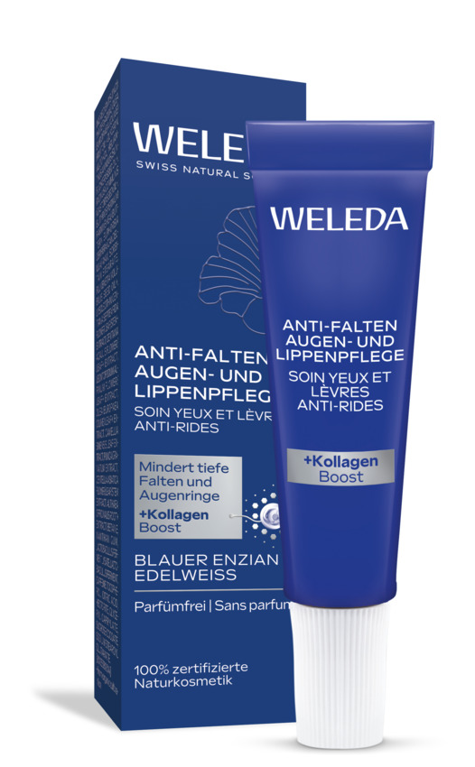 WELEDA Anti-Falten Aug.&Lippenpfl.bl.Enz.&Edelwei. WELEDA Anti-Falten Aug.&Lippenpfl.bl.Enz.&Edelwei.