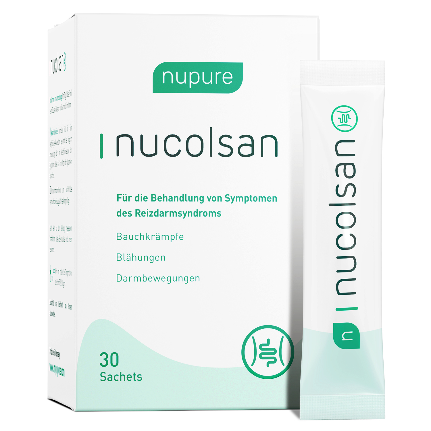 NUPURE nucolsan-Medizinprodukt zur Behandlung des Reizdarmsyndroms NUPURE nucolsan-Medizinprodukt zur Behandlung des Reizdarmsyndroms