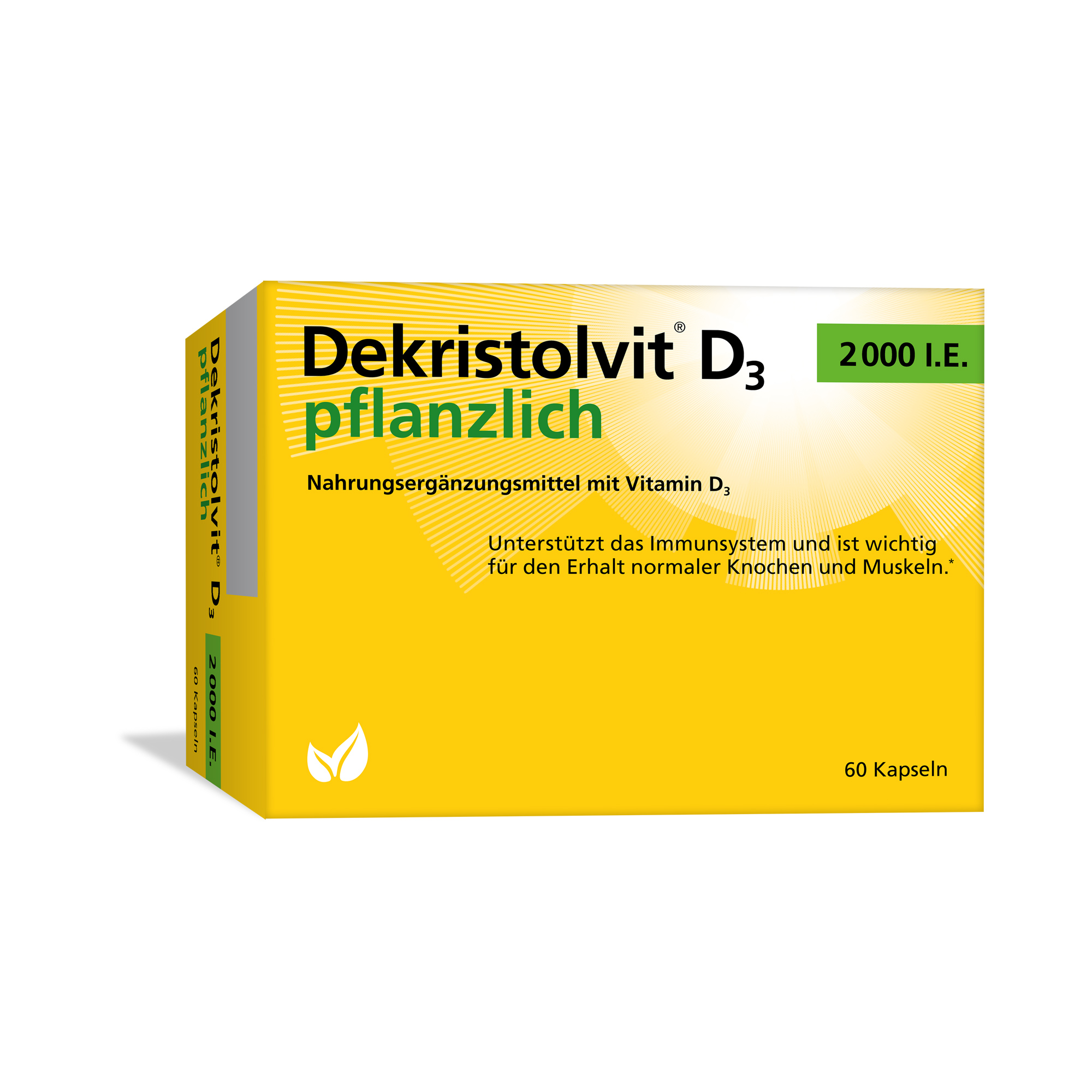 DEKRISTOLVIT D3 2000 I.E. pflanzlich Kapseln DEKRISTOLVIT D3 2000 I.E. pflanzlich Kapseln