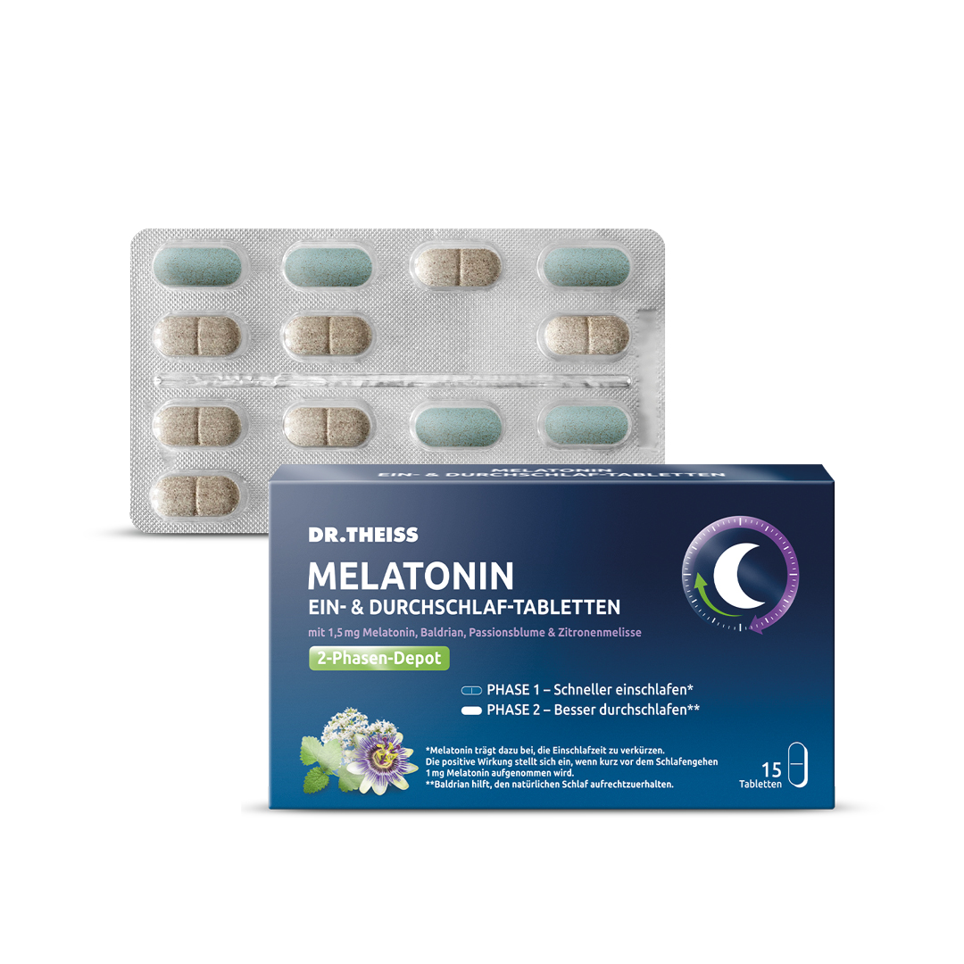DR.THEISS Melatonin Ein- & Durchschlaf-Tabletten DR.THEISS Melatonin Ein- & Durchschlaf-Tabletten