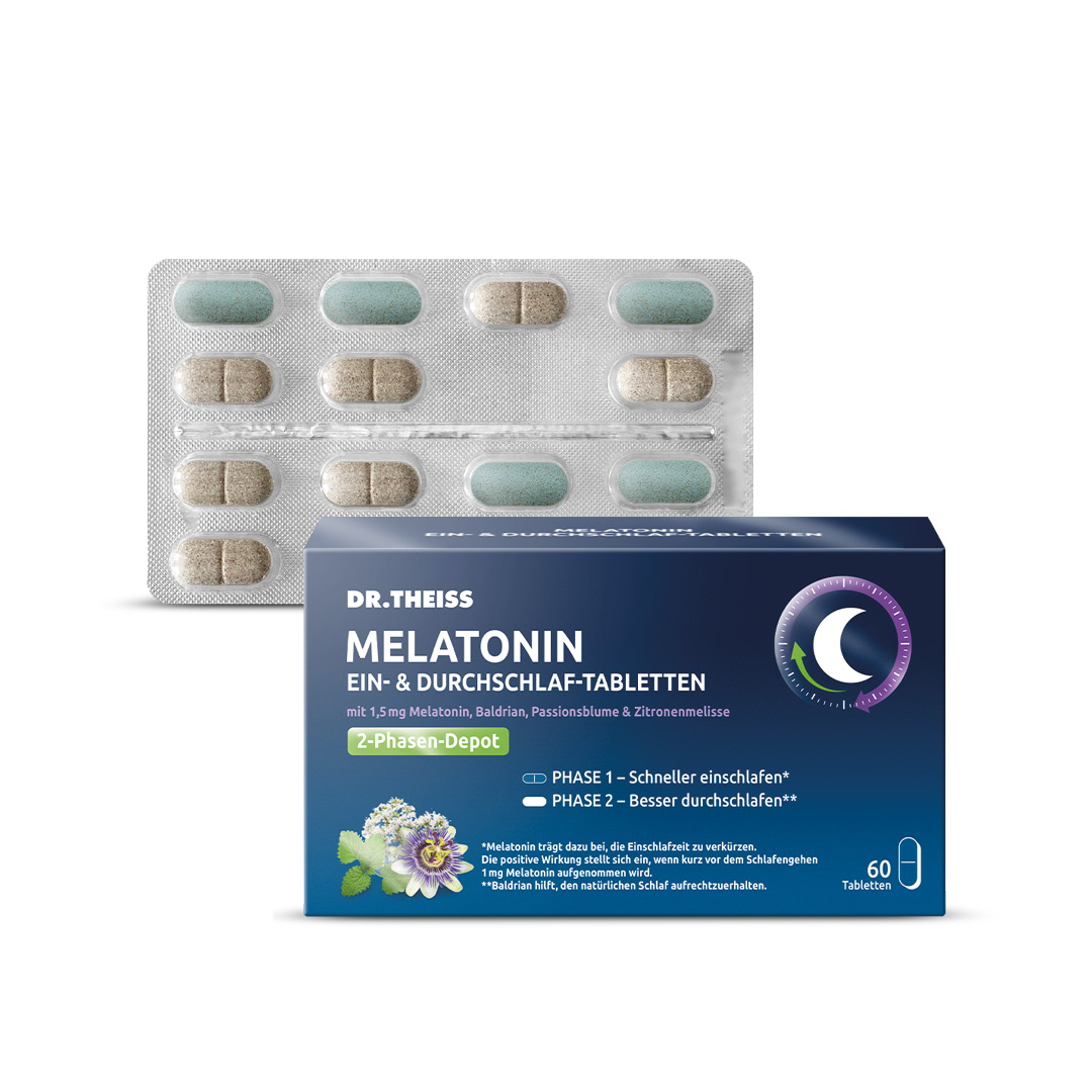 DR.THEISS Melatonin Ein- & Durchschlaf-Tabletten DR.THEISS Melatonin Ein- & Durchschlaf-Tabletten