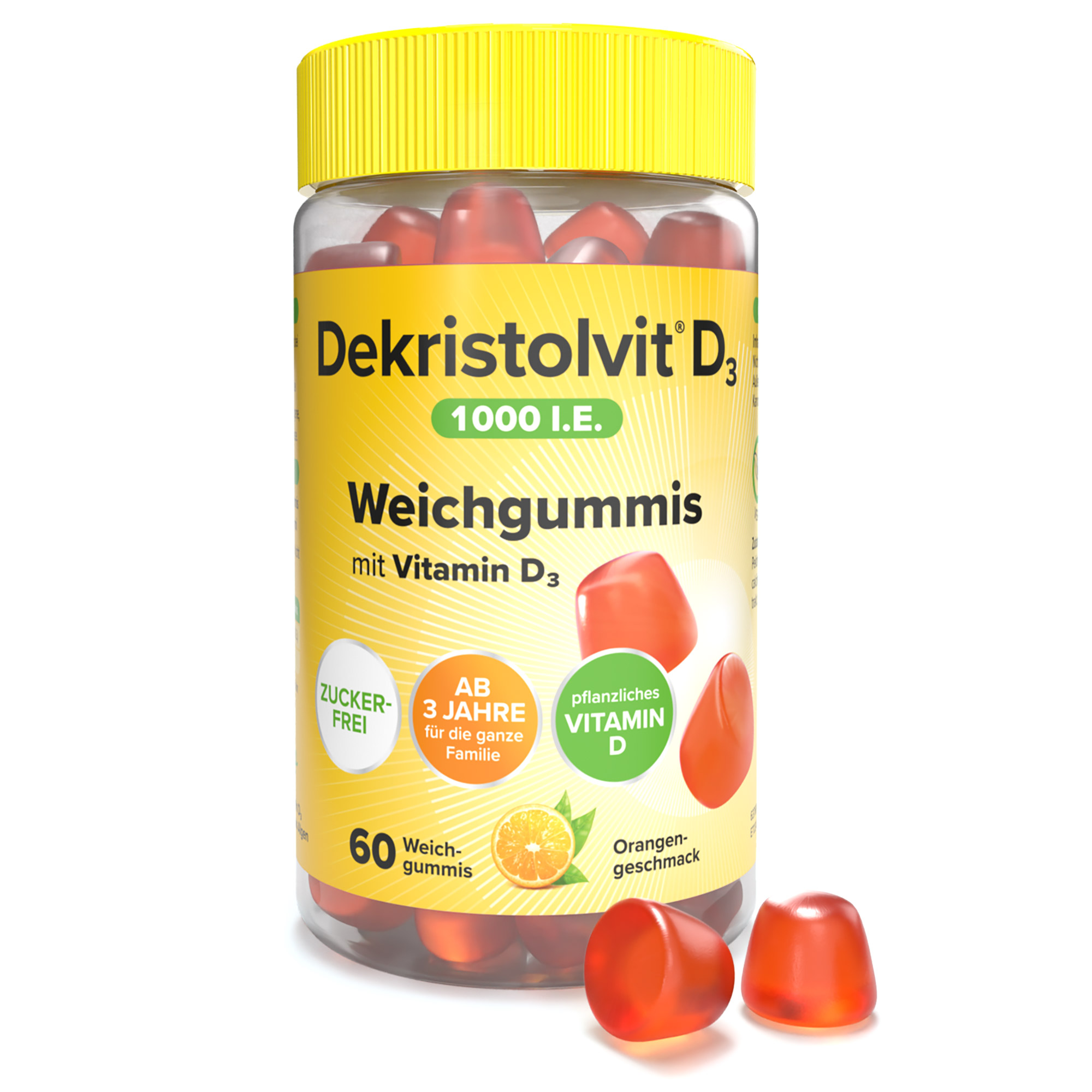 DEKRISTOLVIT D3 1000 I.E. Weichgummis DEKRISTOLVIT D3 1000 I.E. Weichgummis
