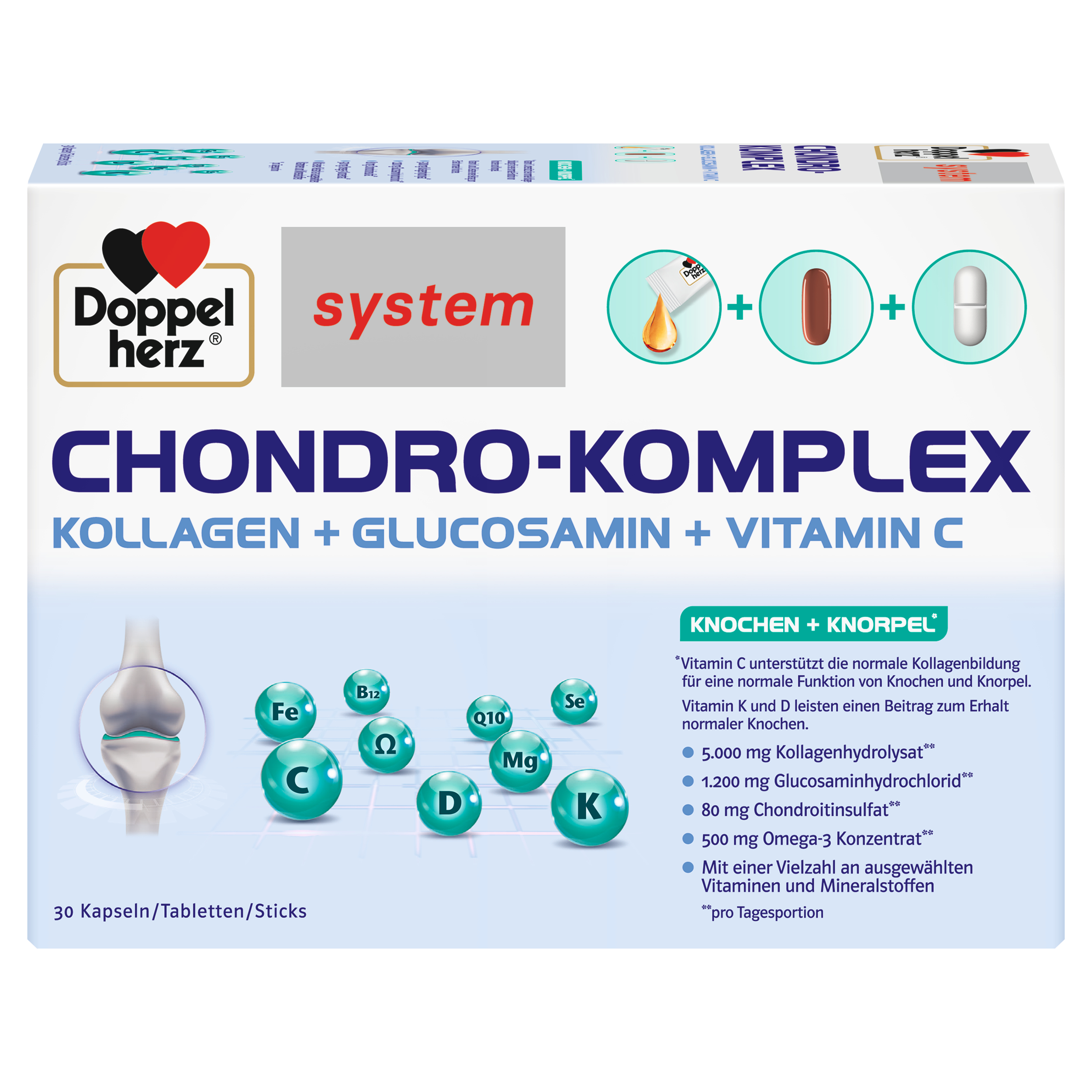 DOPPELHERZ Chondro-Komplex syst.Komb.Tab.Kap.Stick DOPPELHERZ Chondro-Komplex syst.Komb.Tab.Kap.Stick