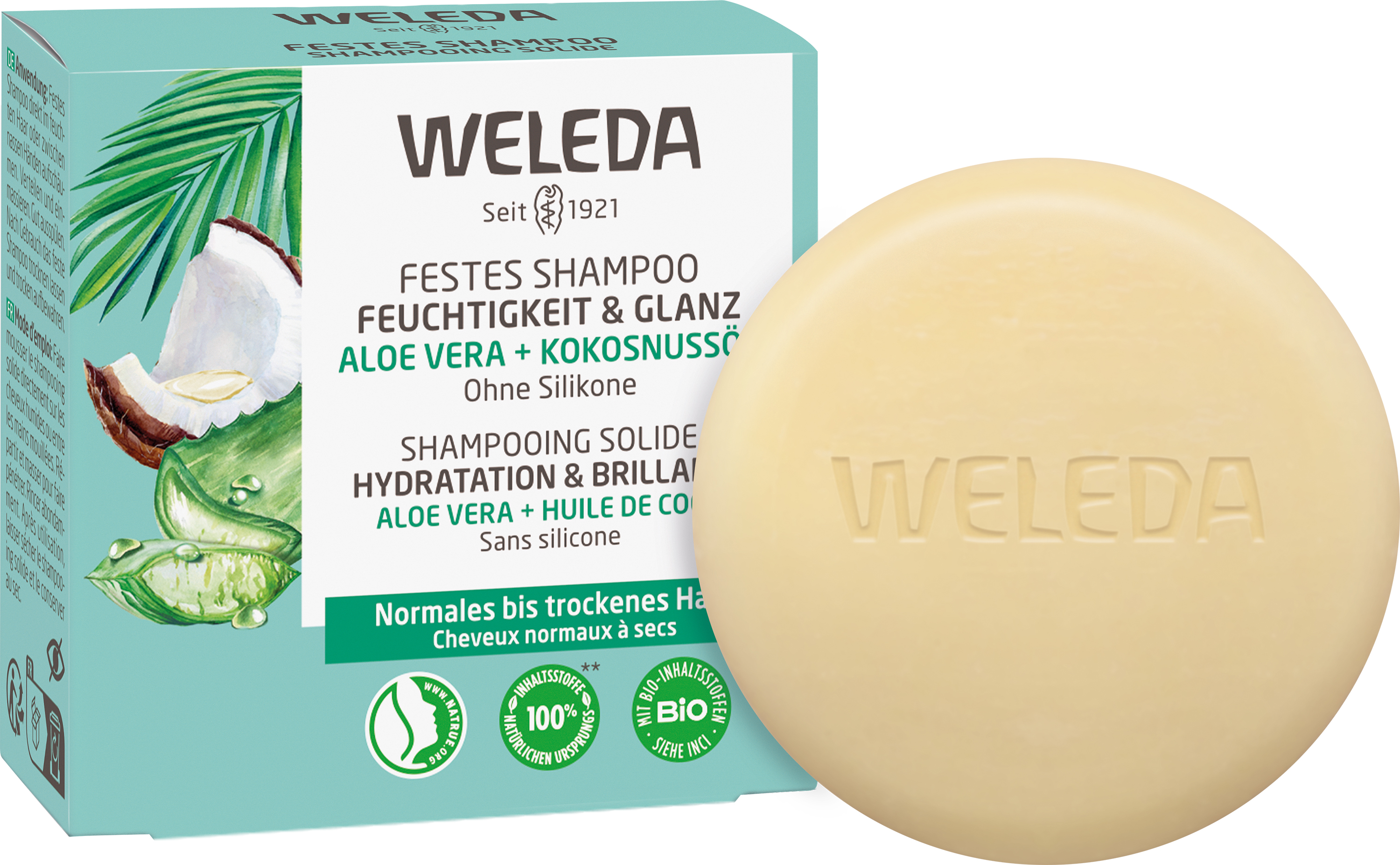 Weleda Festes Shampoo Feuchtigkeit & Glanz Weleda Festes Shampoo Feuchtigkeit & Glanz