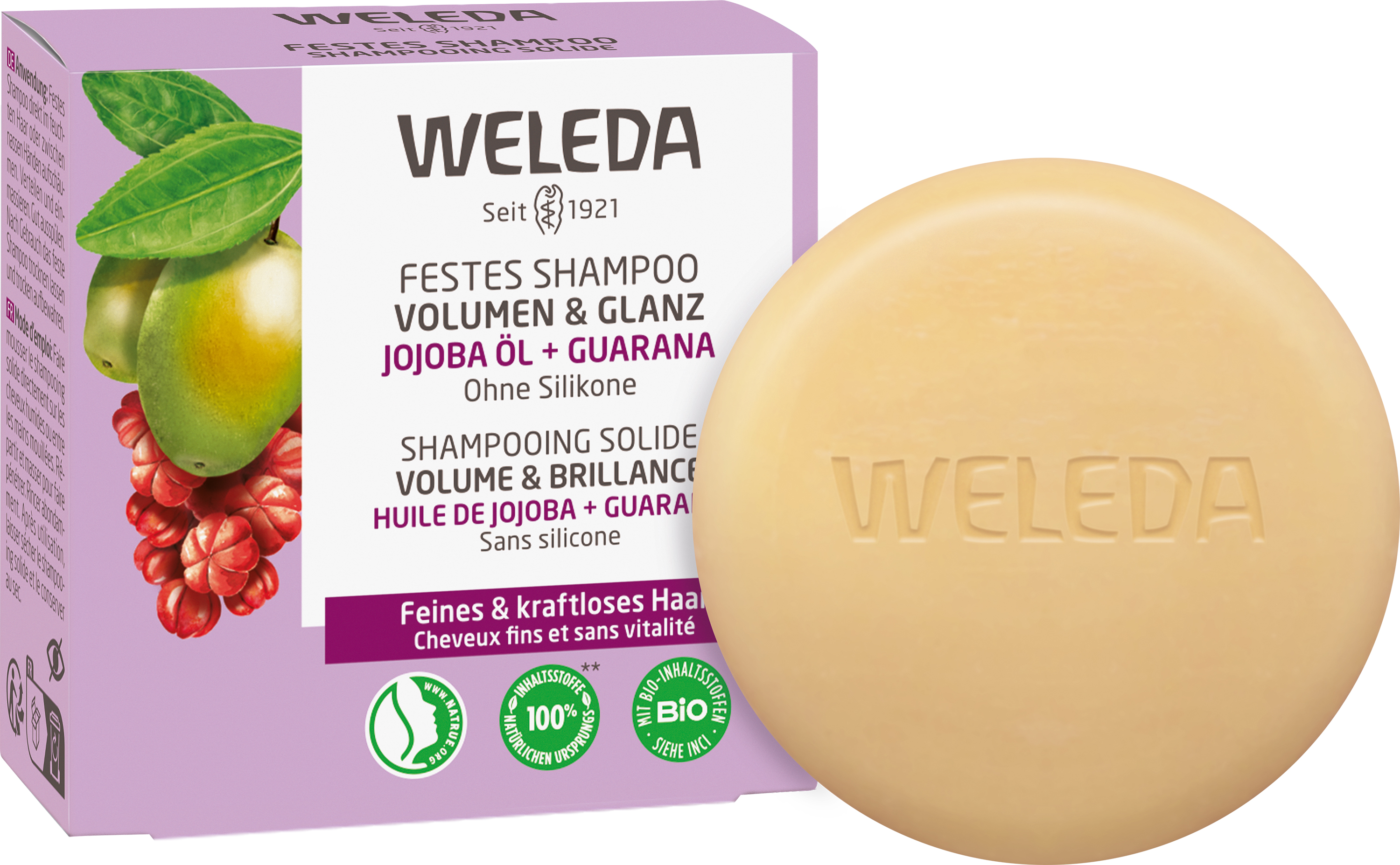 Weleda Festes Shampoo Volumen & Glanz Weleda Festes Shampoo Volumen & Glanz