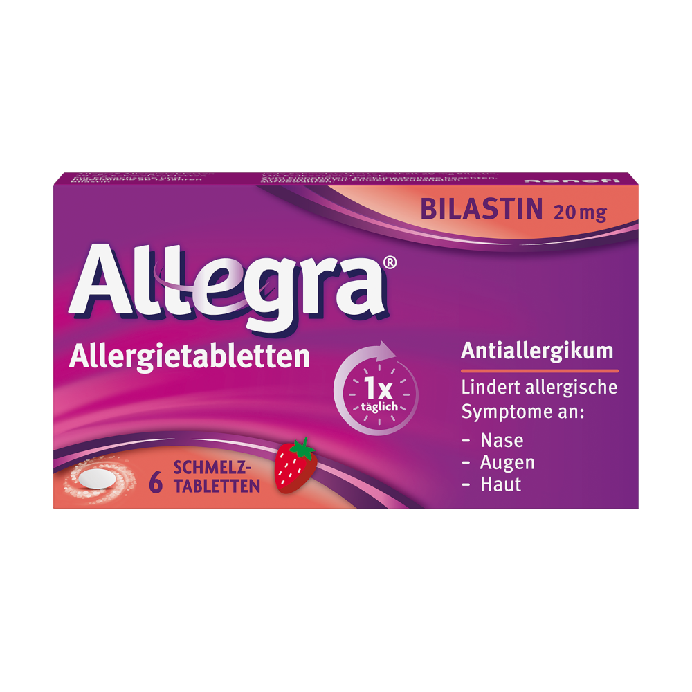 ALLEGRA Allergietabletten 20 mg Schmelztabletten ALLEGRA Allergietabletten 20 mg Schmelztabletten