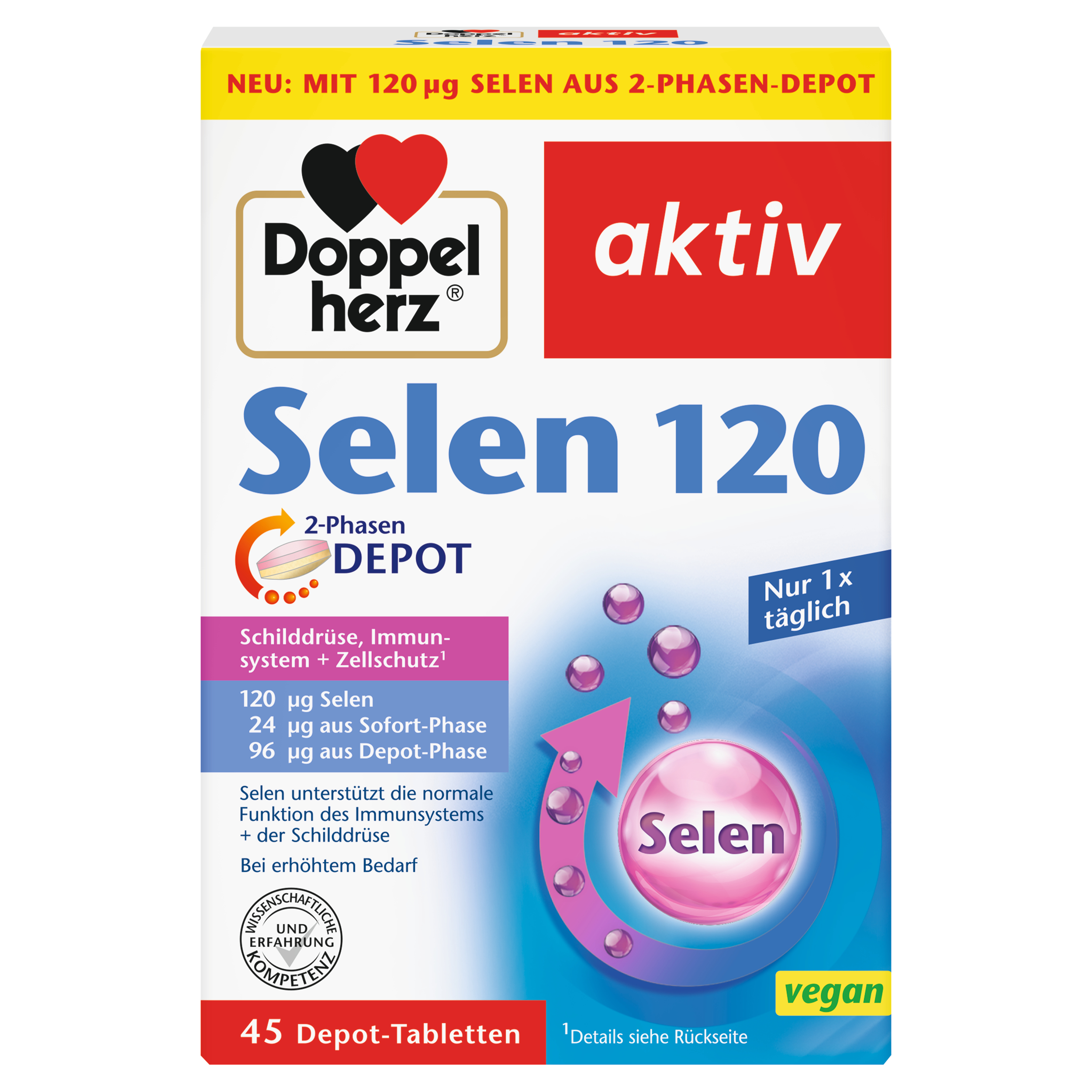 DOPPELHERZ Selen 120 2-Phasen Depot Tabletten DOPPELHERZ Selen 120 2-Phasen Depot Tabletten