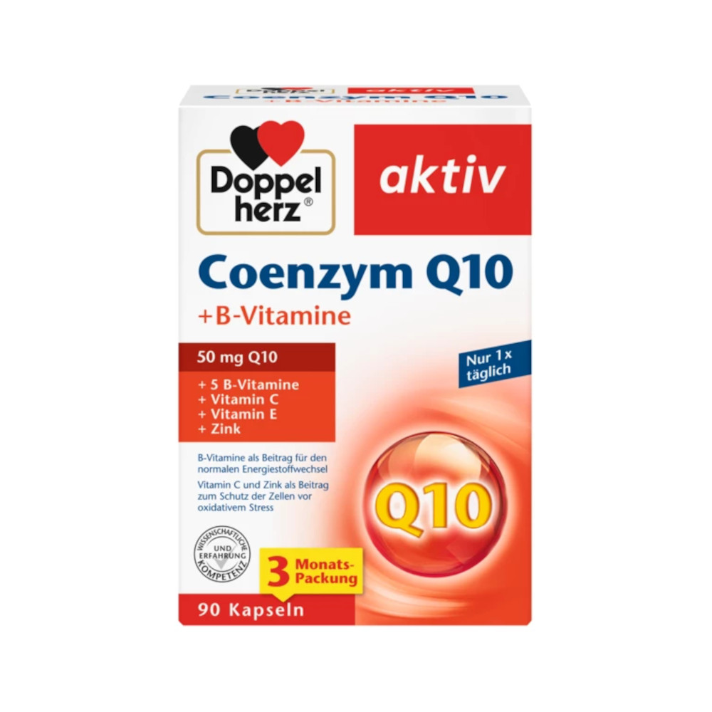 DOPPELHERZ Coenzym Q10+B Vitamine Kapseln DOPPELHERZ Coenzym Q10+B Vitamine Kapseln