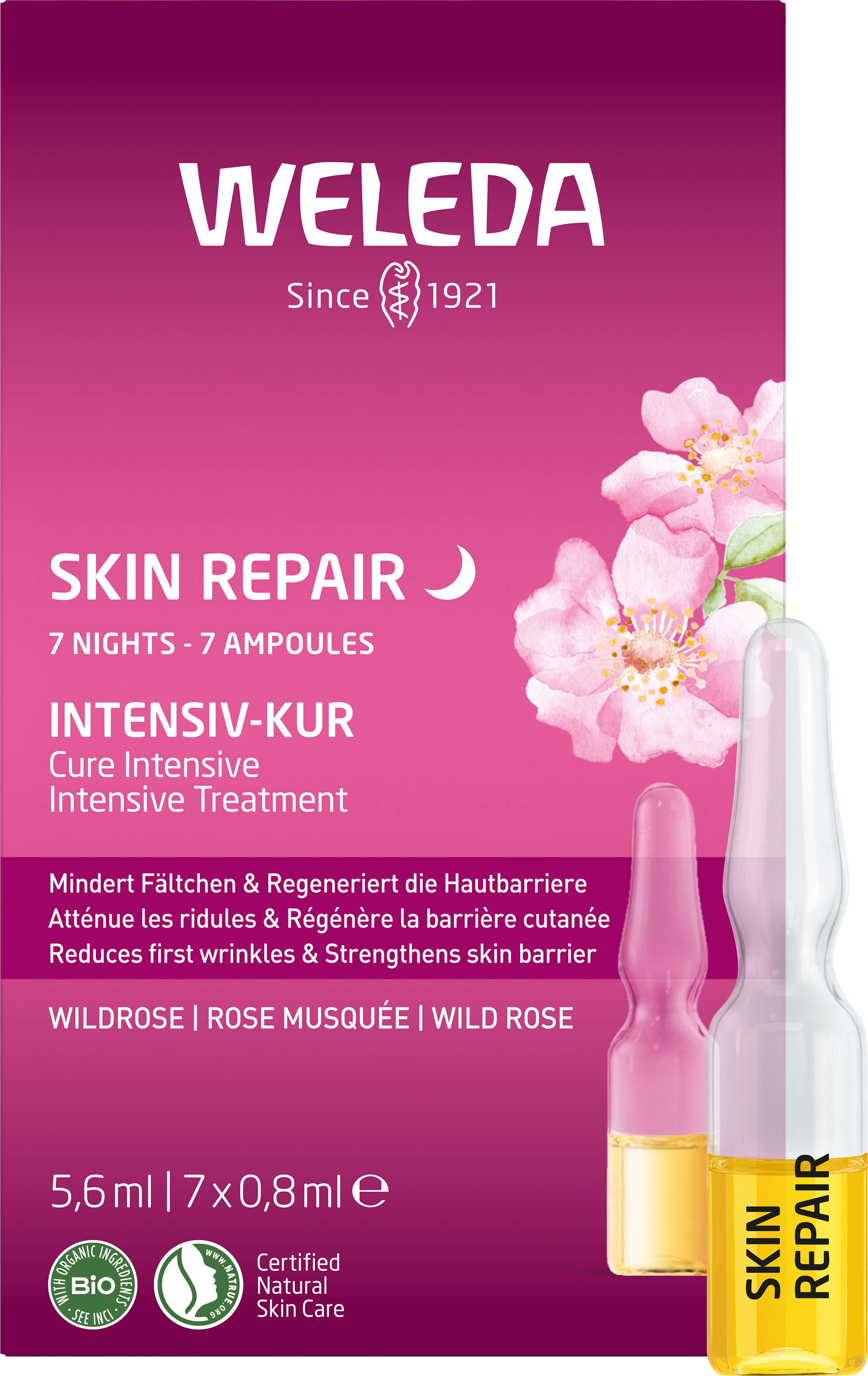 WELEDA Skin Repair Intensiv-Kur 7 Ampullen WELEDA Skin Repair Intensiv-Kur 7 Ampullen