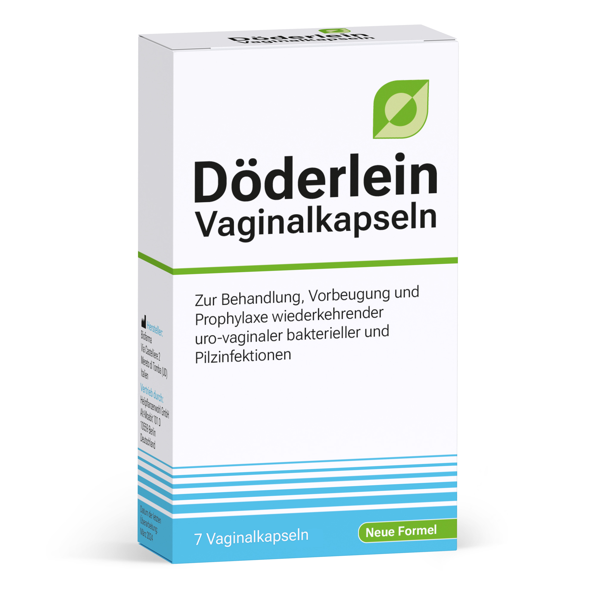 DÖDERLEIN Vaginalkapseln mit Milchsäurebakterien DÖDERLEIN Vaginalkapseln mit Milchsäurebakterien