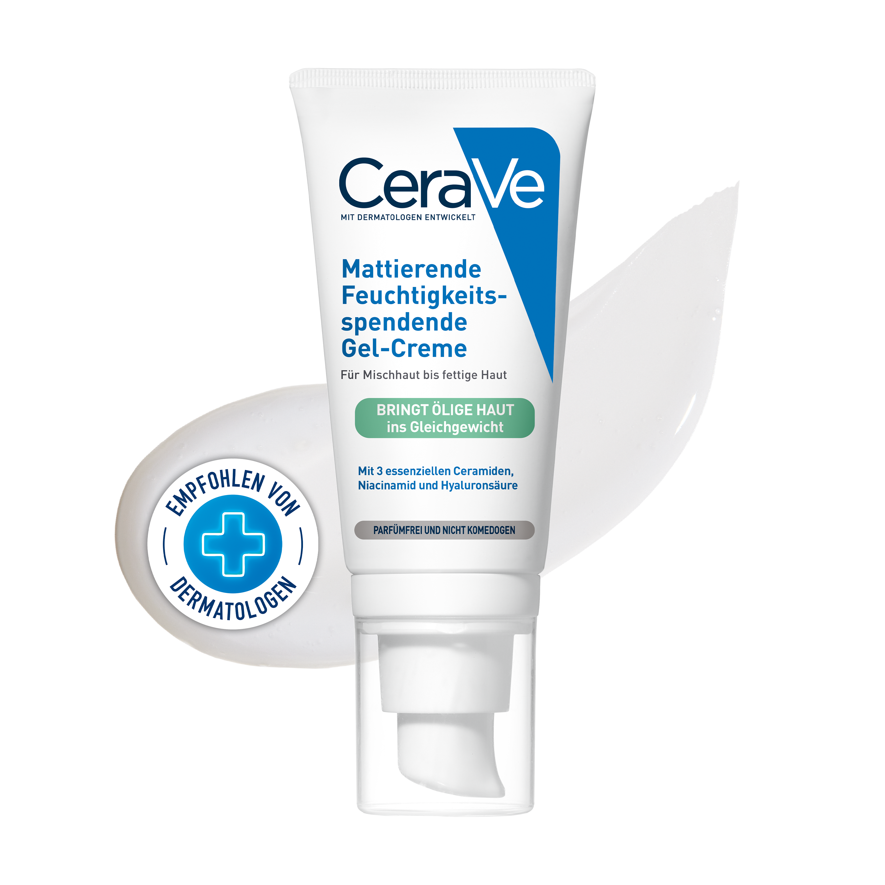 CERAVE feuchtigkeitsspendende Gel-Creme matt CERAVE feuchtigkeitsspendende Gel-Creme matt