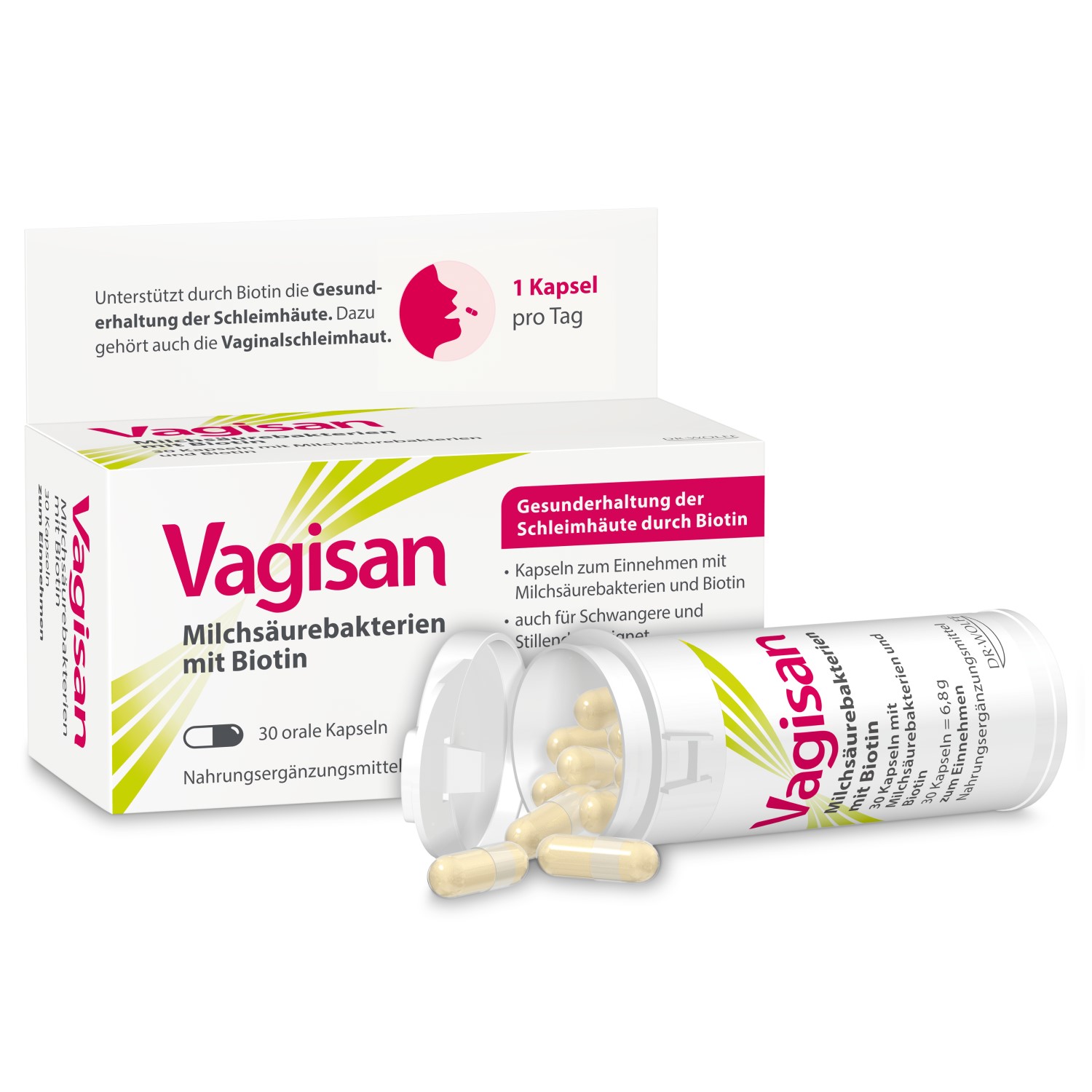 VAGISAN Milchsäurebakterien mit Biotin Kapseln VAGISAN Milchsäurebakterien mit Biotin Kapseln