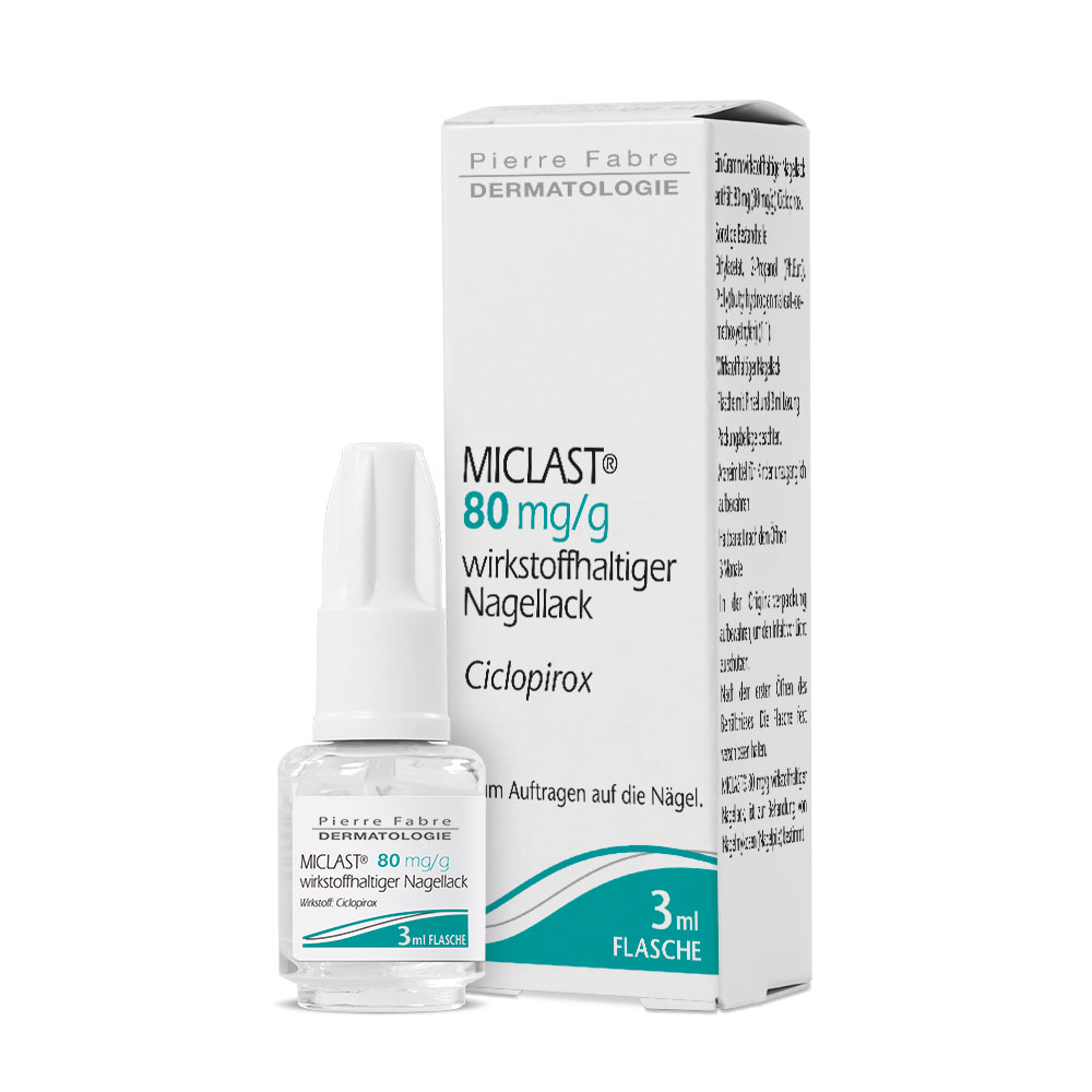 MICLAST 80 mg/g wirkstoffhaltiger Nagellack MICLAST 80 mg/g wirkstoffhaltiger Nagellack